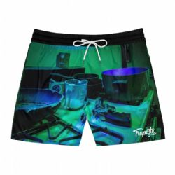 Cookin' Mid-Length Swim Shorts (AOP)